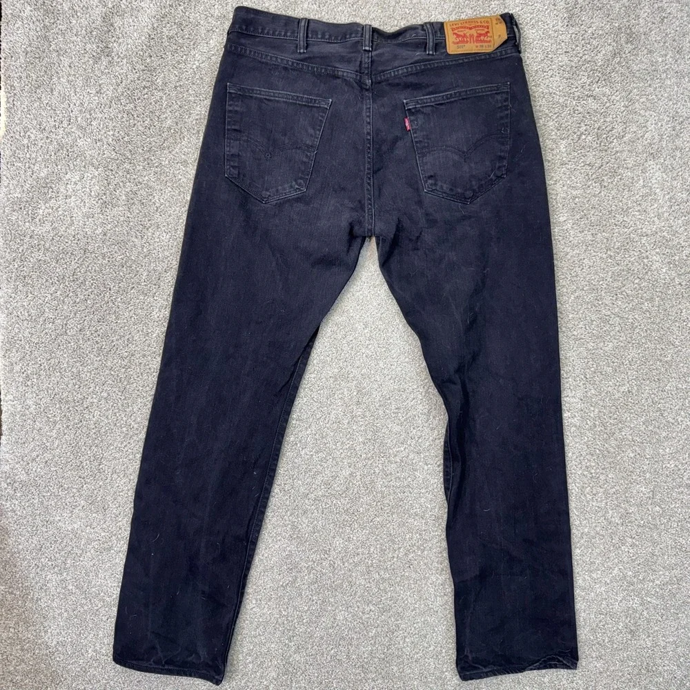 Levi's Jeans Mens 38x34 501 Original Fit Black Paint Splatter Button Fly EUC